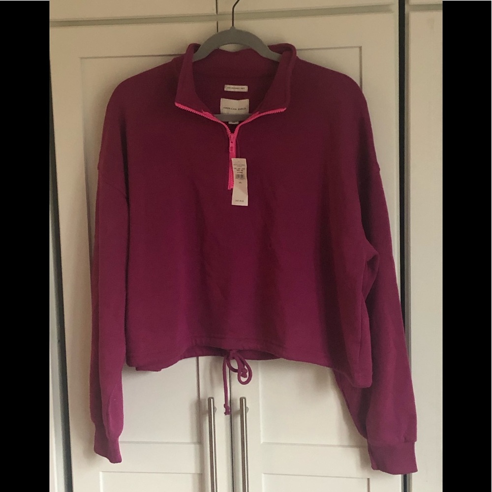 American Eagle long sleeve cropped pullover
